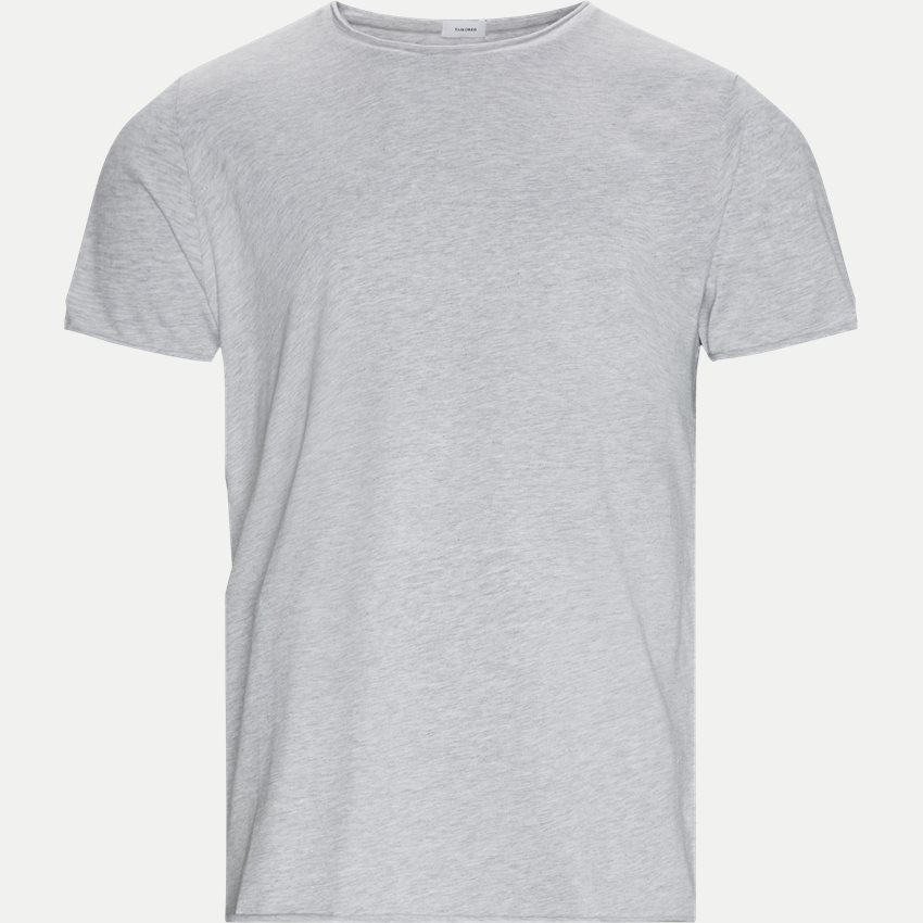 Tailored T-shirts RAW EDGE T-SHIRT LIGHT GREY MEL